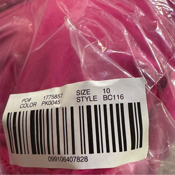 J.Crew Women’s Ruched V-neck one-piece Swimsuit BC116 Size 10 In Radiant Fuchsia - Picture 5 of 5